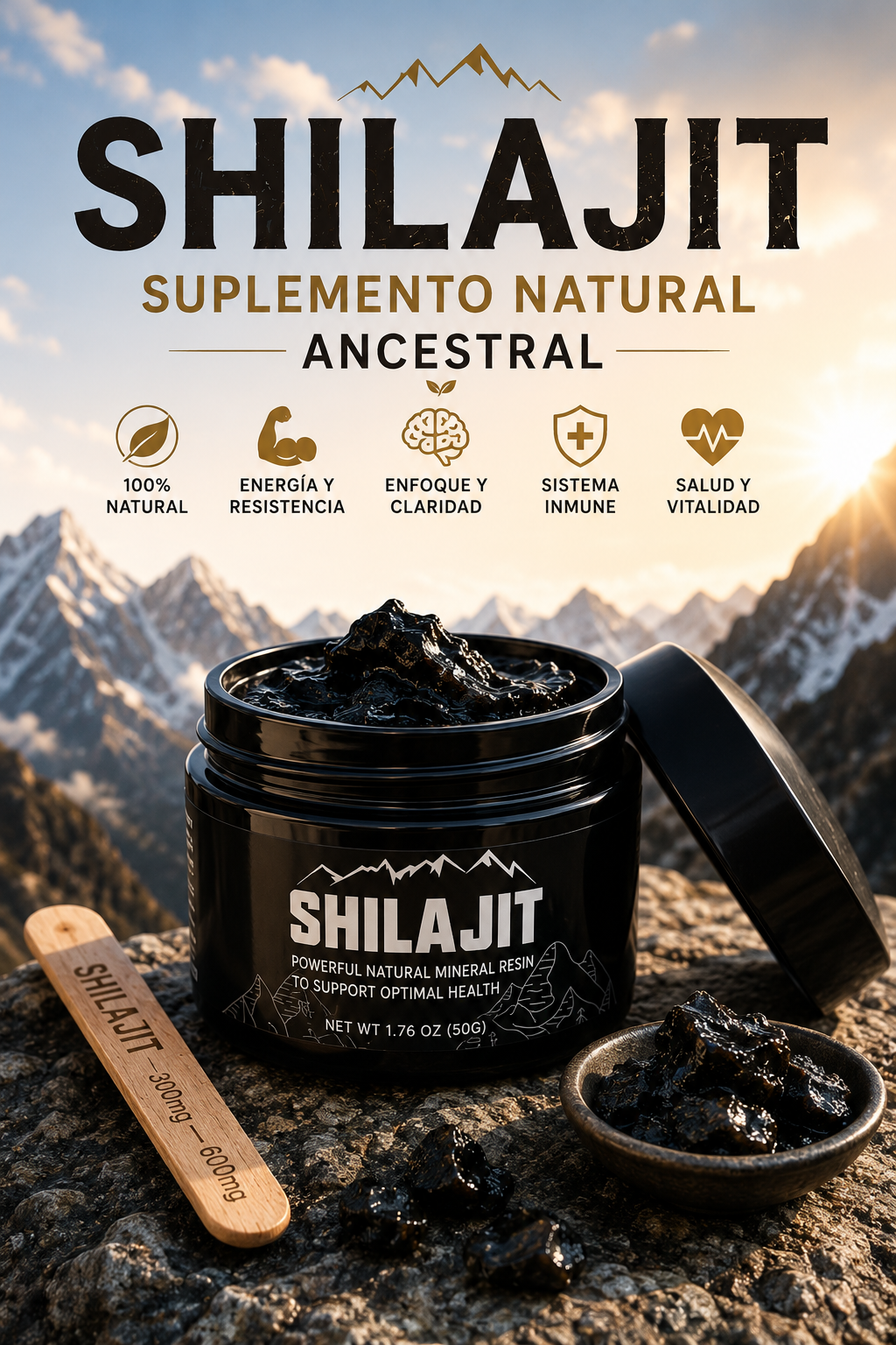 Shilajit Resina Minerales +85