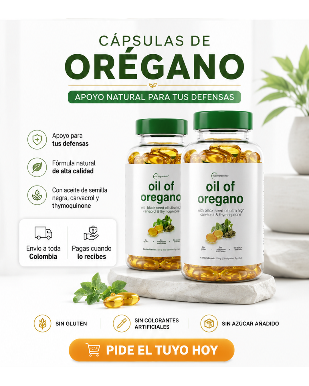 Capsulas De Orégano